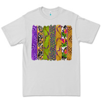 Dove Grey Mardi Gras Brushstrokes Premium Tee - BundleAndBundleShop