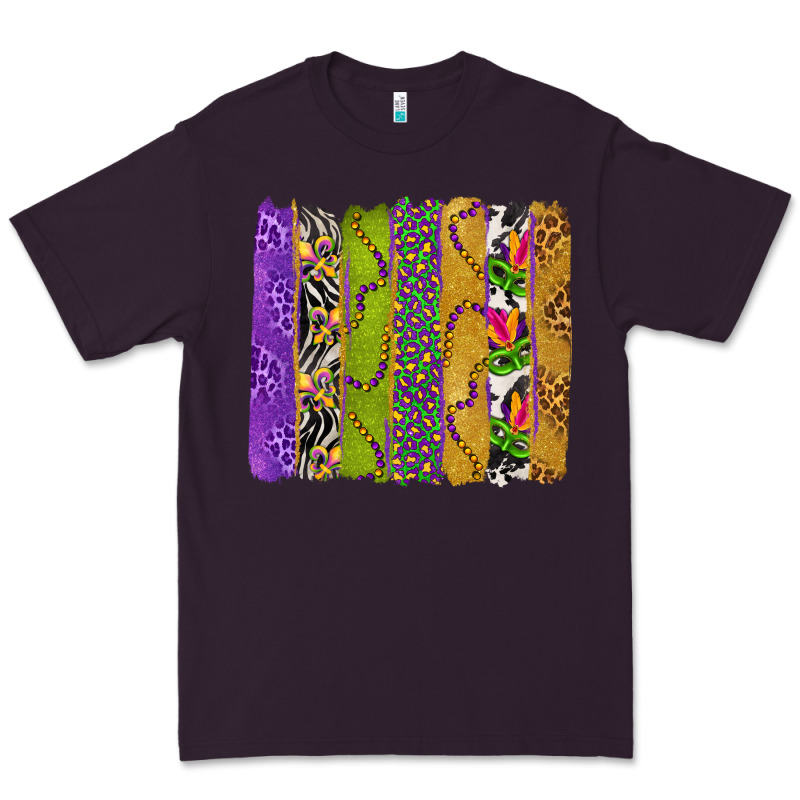 Mardi Gras Brushstrokes Premium Tee by BundleAndBundleShop | Teevron