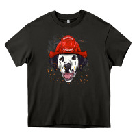 Asphalt dalmatian firefighter dalmatian dog lover Heavy Core Tee - linhVisuals