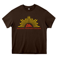 Chocolate Brown arizona western college Heavy Core Tee - linhVisuals