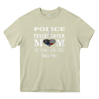 Mossy police & firefighter mom, i raised mine fireman mothers day Heavy Core Tee - linhVisuals