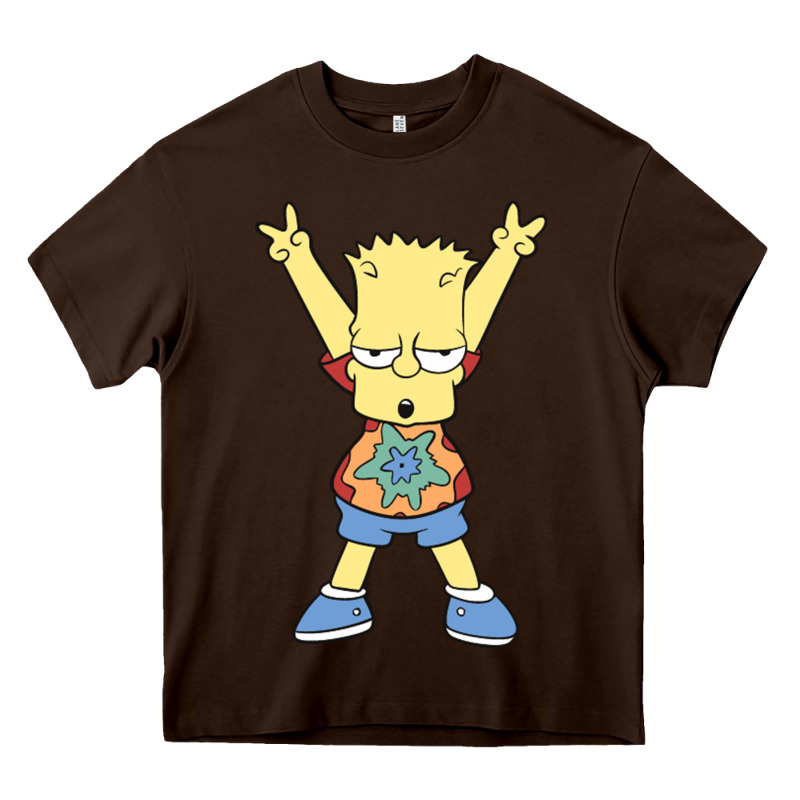 Groovy Bart Heavy Core Tee by linhVisuals | Teevron