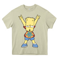 Mossy groovy bart Heavy Core Tee - linhVisuals