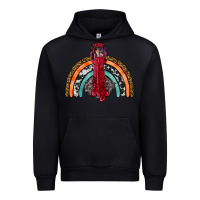 Black thanksgiving turkey rainbow Urban Hoodie - RanaPortraitStore
