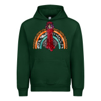 Forest Green thanksgiving turkey rainbow Urban Hoodie - RanaPortraitStore