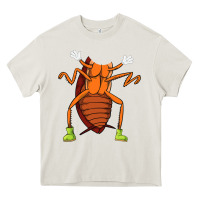 Cream cool easy cockroach insect halloween Heavy Core Tee - linhVisuals