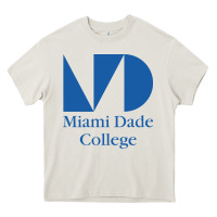 Cream miami dade college Heavy Core Tee - linhVisuals