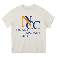 Cream nassau community college Heavy Core Tee - linhVisuals