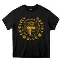 Black northern virginia community college Heavy Core Tee - linhVisuals