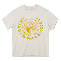 Cream northern virginia community college Heavy Core Tee - linhVisuals