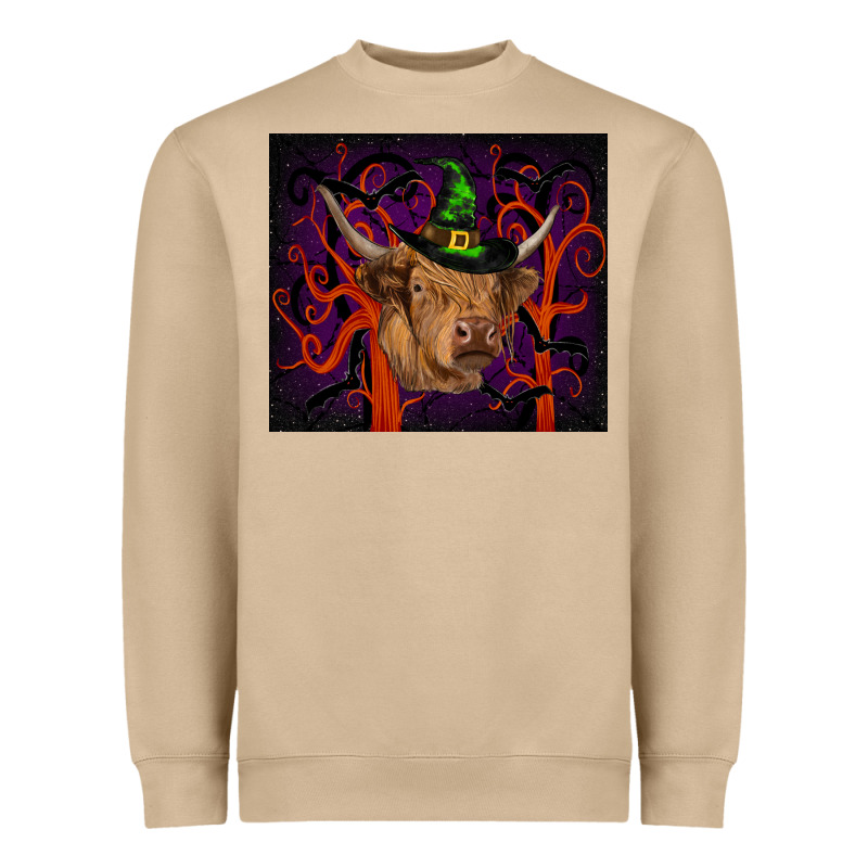 Halloween Glitter Highland Cow Tumbler Heavyweight Sweatshirt by RanaPortraitStore | Teevron