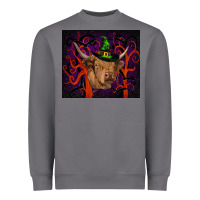 Storm halloween glitter highland cow tumbler Heavyweight Sweatshirt - RanaPortraitStore