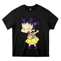 Black kimi finster rugrats Heavy Core Tee - linhVisuals