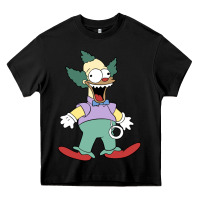 Black krusty Heavy Core Tee - linhVisuals