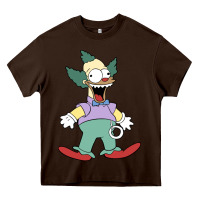 Chocolate Brown krusty Heavy Core Tee - linhVisuals