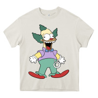 Cream krusty Heavy Core Tee - linhVisuals