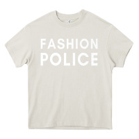 Cream fashion police premium Heavy Core Tee - linhVisuals