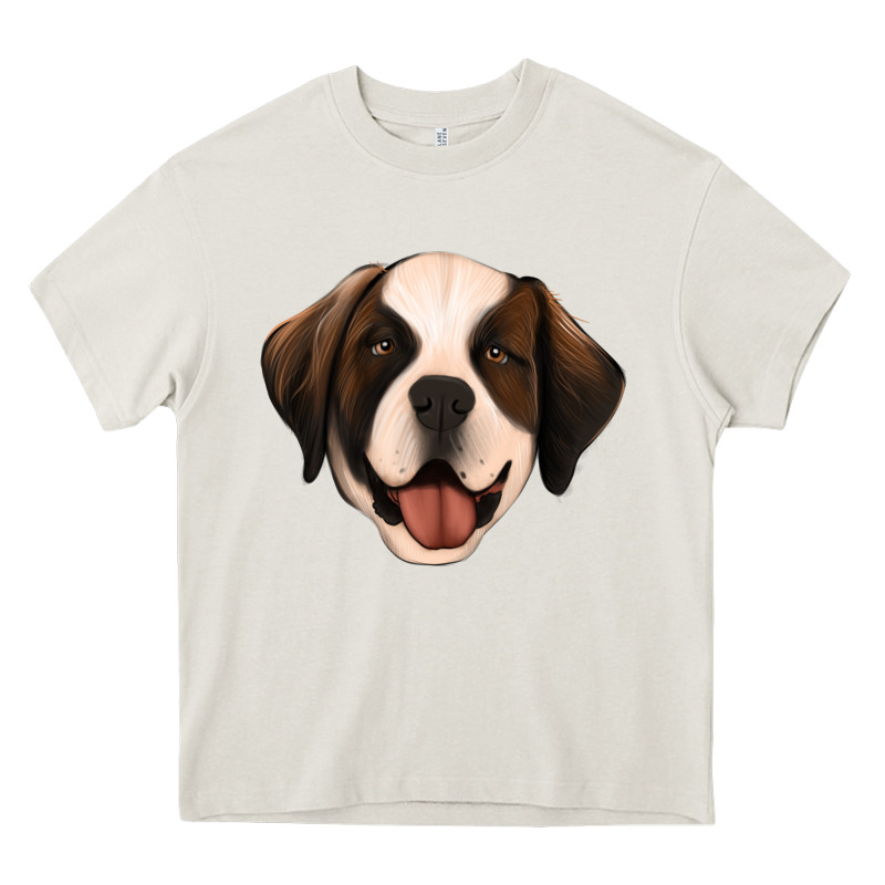 St Bernard Heavy Core Tee by Jasminsmagicworld | Teevron