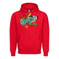 Red headstart dude Zipper Hoodie - Jasminsmagicworld