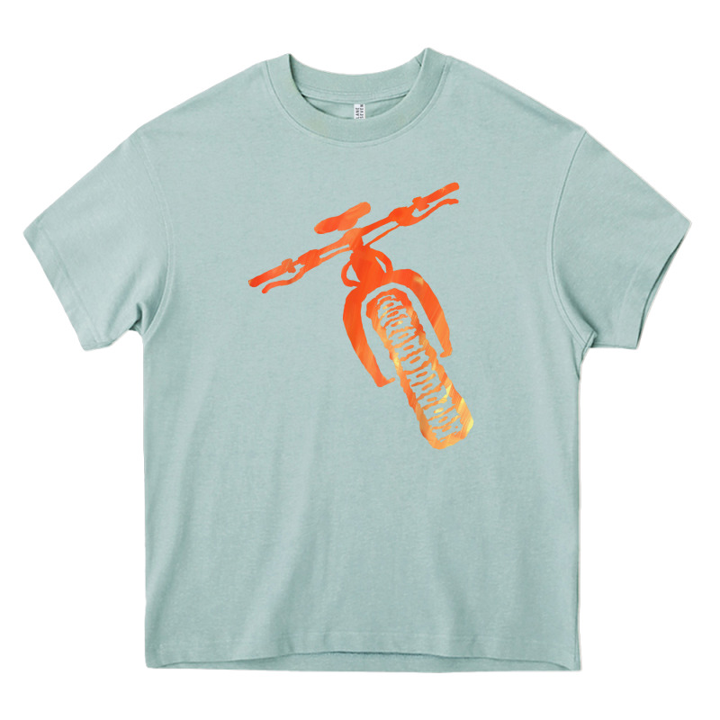 Fat Bike Mountain Biking Heavy Core Tee by linhVisuals | Teevron