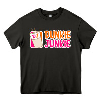 Donut Coffee Lover Dunkie Junkie Heavy Core Tee | Teevron