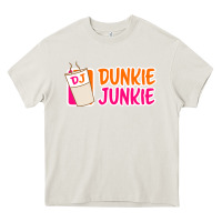 Cream donut coffee lover dunkie junkie Heavy Core Tee - linhVisuals
