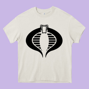 Gi Joe Cobra Vintage Heavy Core Tee Designed By Linhvisuals