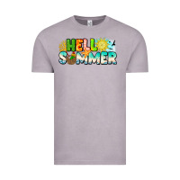 Vintage Zinc Hello Summer Vintage Tee - CowhideDigitalArt