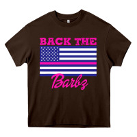 Chocolate Brown NICKI BACK THE BARBZ Heavy Core Tee - linhVisuals