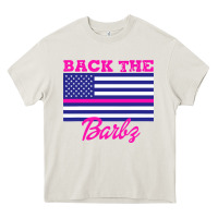 Cream NICKI BACK THE BARBZ Heavy Core Tee - linhVisuals