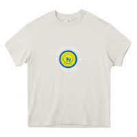 Cream suffolk county police t shirt   scpd Heavy Core Tee - linhVisuals