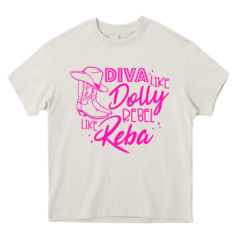 Reba Mcentire Diva Like Dolly Rebel Like Reba Heavy Core Tee by linhVisuals | Teevron