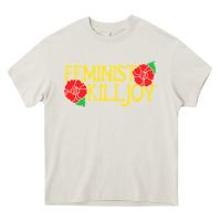 Cream feminist killjoy retro women woman Heavy Core Tee - linhVisuals