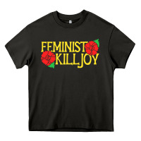 Asphalt feminist killjoy retro women woman Heavy Core Tee - linhVisuals
