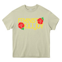 Mossy feminist killjoy retro women woman Heavy Core Tee - linhVisuals