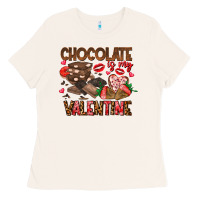 Bone Chcolate is my Valentine Ladies Tee - CowhideDigitalArt