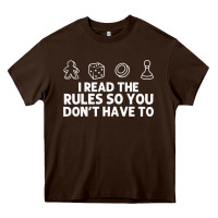 Chocolate Brown funny board game lovers gamers players Heavy Core Tee - linhVisuals