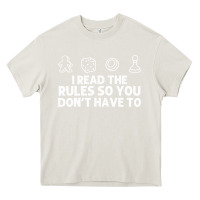 Cream funny board game lovers gamers players Heavy Core Tee - linhVisuals