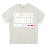 Cream funny bridge card game lover bridge Heavy Core Tee - linhVisuals