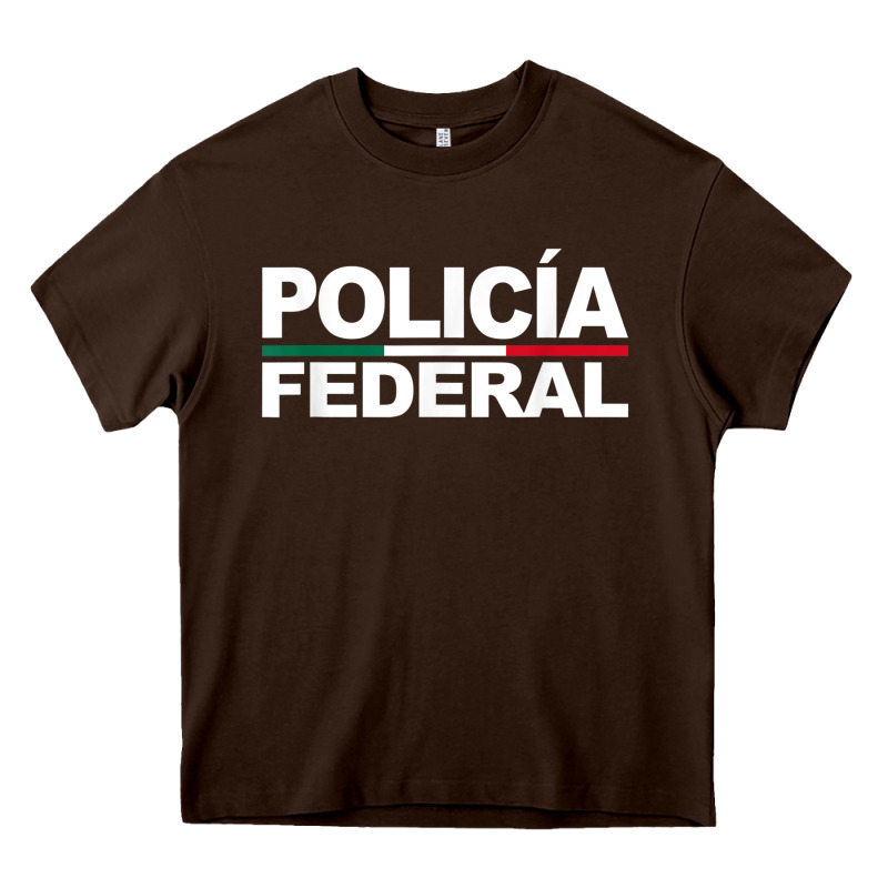 Mexico Policia Federal Mexican Police Law Enforcement Heavy Core Tee by linhVisuals | Teevron