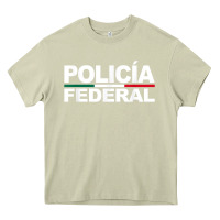 Mossy mexico policia federal mexican police law enforcement Heavy Core Tee - linhVisuals