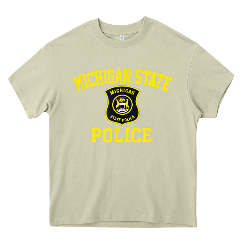 Michigan State Police Heavy Core Tee by linhVisuals | Teevron