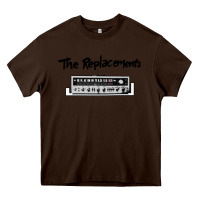 Chocolate Brown radio the replacements Heavy Core Tee - linhVisuals