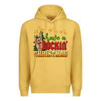 Antique Gold have a rockin christmas Premium Hoodie - BarkalooDesign