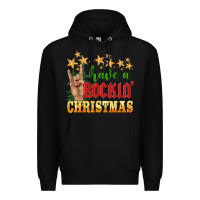 Black have a rockin christmas Premium Hoodie - BarkalooDesign