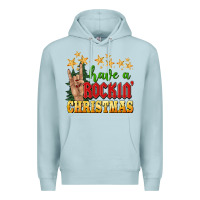 Blue Mist have a rockin christmas Premium Hoodie - BarkalooDesign