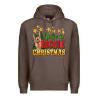 Coffee have a rockin christmas Premium Hoodie - BarkalooDesign