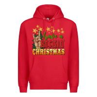 Red have a rockin christmas Premium Hoodie - BarkalooDesign