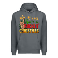 Rock have a rockin christmas Premium Hoodie - BarkalooDesign