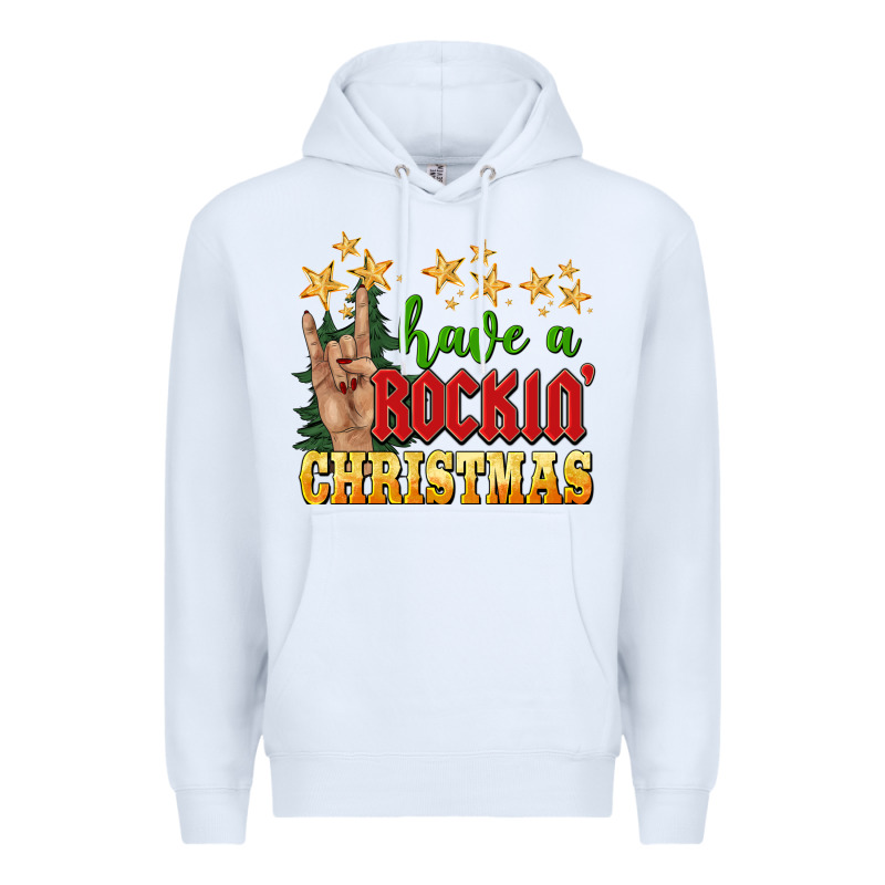 Have A Rockin Christmas Premium Hoodie by BarkalooDesign | Teevron